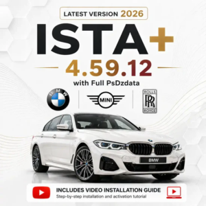 Ista+ 2026 version 4.59.12 + Installation Service, INPA+, ITOOLS, DR GINI for BMW (all software bundle)